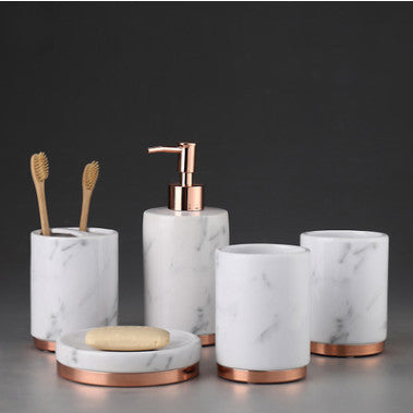 High-End Ceramic Bathroom Set – Elegant and Functional Essentials