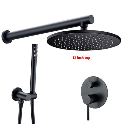 Wall-Embedded Hot and Cold Hidden Shower Head Set – Modern Simplicity Design