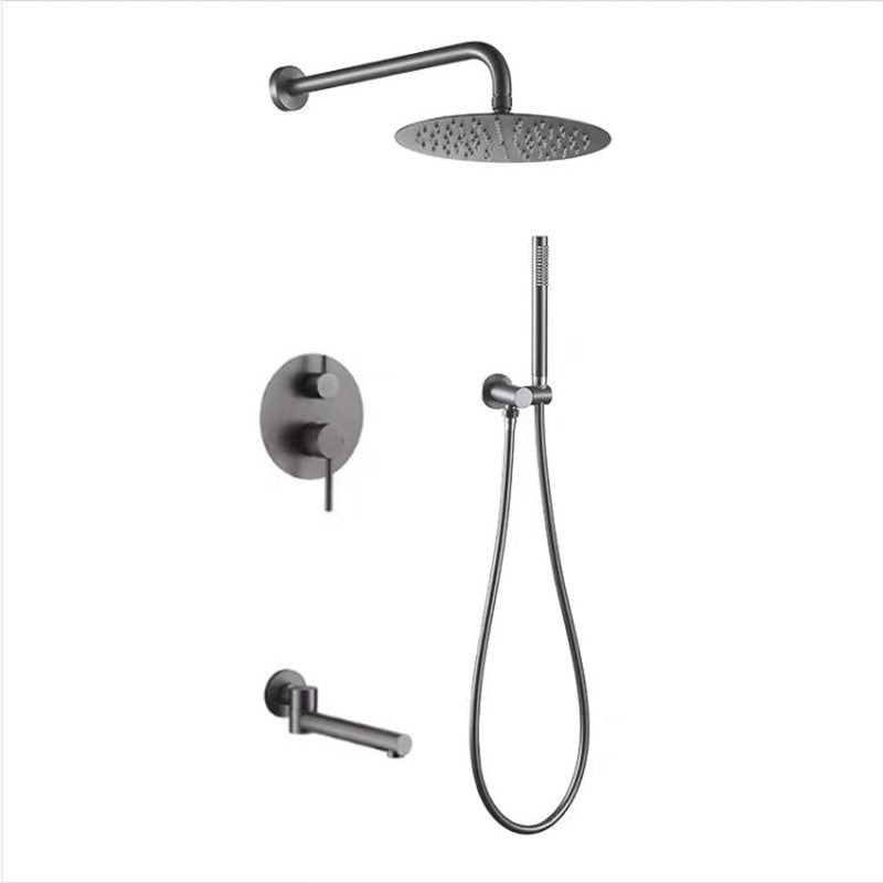 Wall-Embedded Hot and Cold Hidden Shower Head Set – Modern Simplicity Design