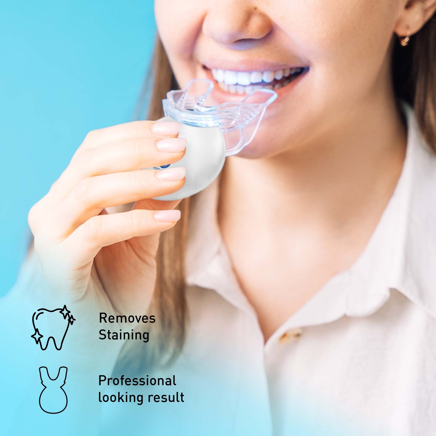 Pursonic Advanced Smile Care Bundle – LED Whitening Kit, Strips & Rechargeable Electric Toothbrush with UV Sanitizer