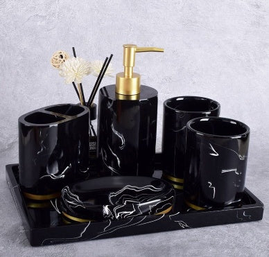 High-End Ceramic Bathroom Set – Elegant and Functional Essentials