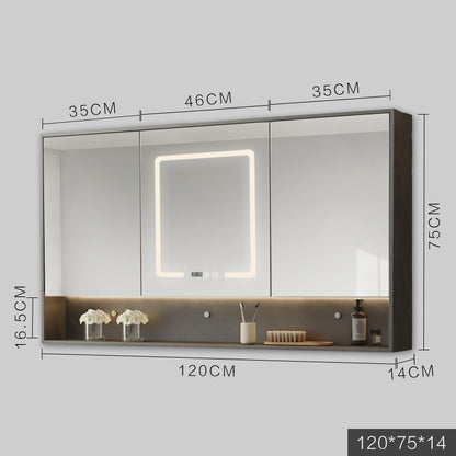 Smart Cabinet With Led Lights (Anti-fog Hanging Bathroom Combination Mirror)