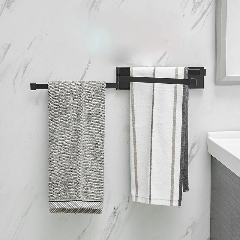 Nordic Bathroom Non-Perforated Folding Towel Rack