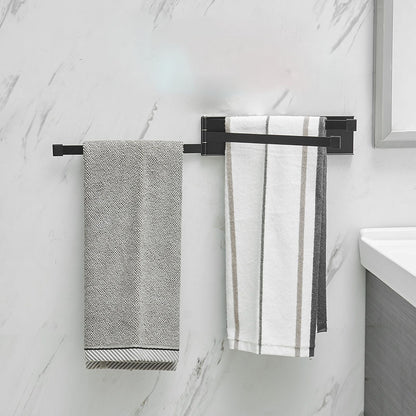 Nordic Bathroom Non-Perforated Folding Towel Rack