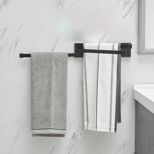 Nordic Bathroom Non-Perforated Folding Towel Rack