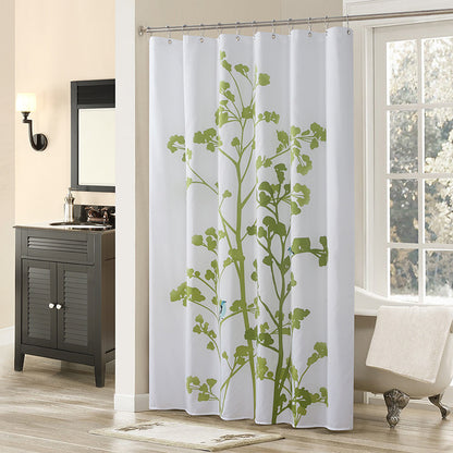Thickened Waterproof Polyester Shower Curtain – Mildew-Resistant European Style