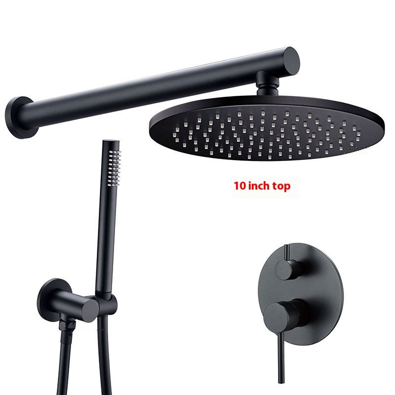 Wall-Embedded Hot and Cold Hidden Shower Head Set – Modern Simplicity Design