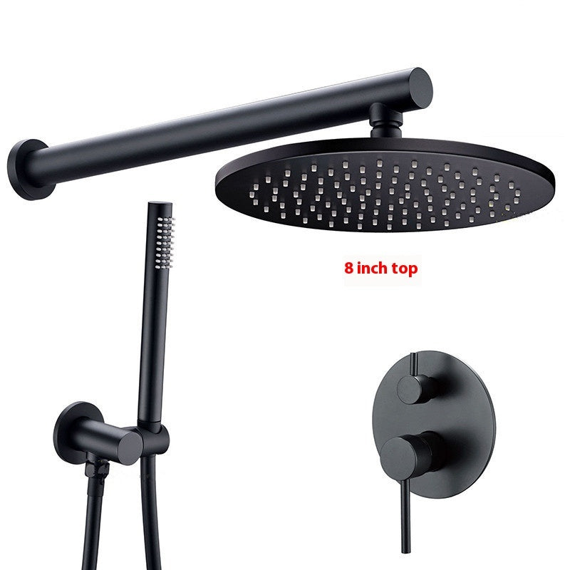 Wall-Embedded Hot and Cold Hidden Shower Head Set – Modern Simplicity Design