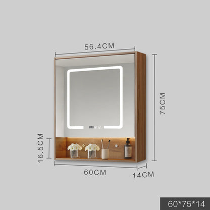 Smart Cabinet With Led Lights (Anti-fog Hanging Bathroom Combination Mirror)