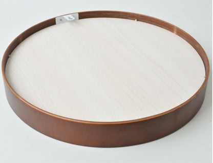 Bathroom Solid Wood Simple Hanging Mirror