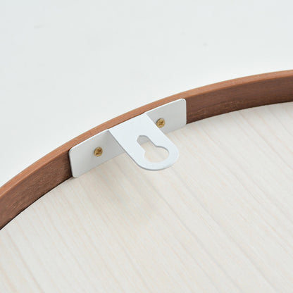 Bathroom Solid Wood Simple Hanging Mirror