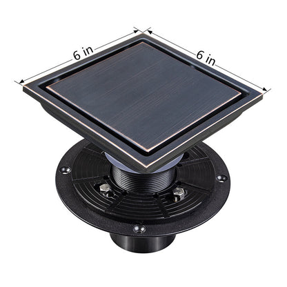 Invisible Floor Drain – 304 Stainless Steel, Deodorizing with Flange or Welded Pipe Options