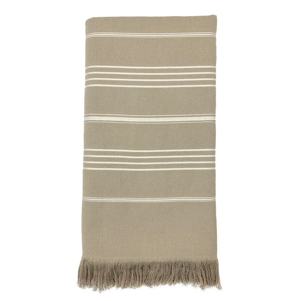 Classic Terry Turkish Towel – 100% Turkish Cotton, Hand-Loomed, Lightweight & Absorbent