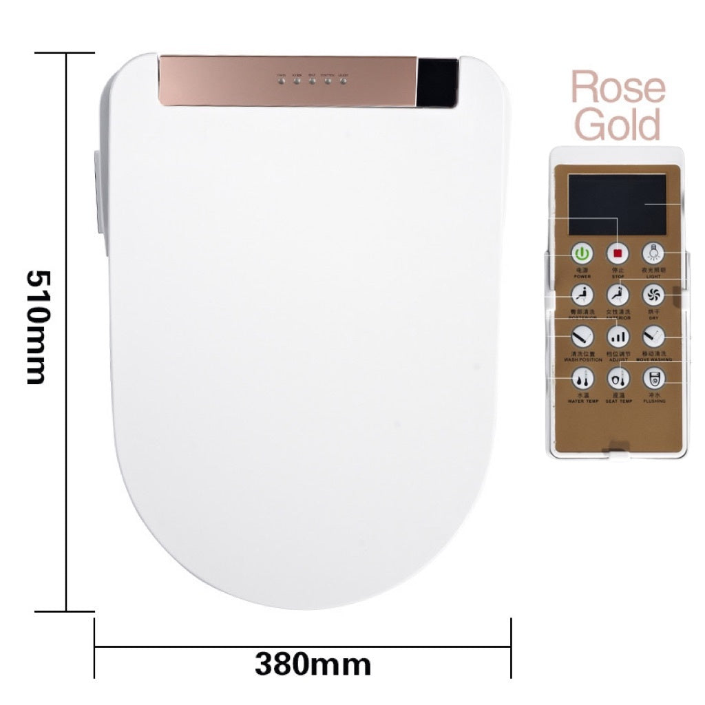 Intelligent Bathroom Toilet Seat Cover with Remote Control and Full Functionality