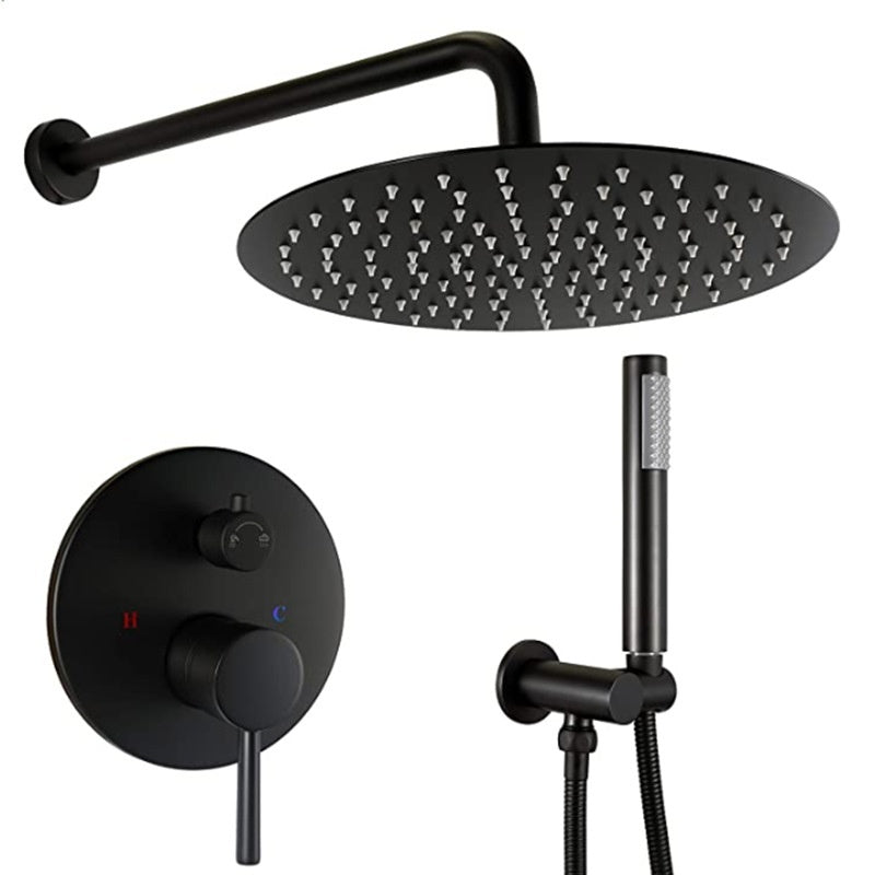 Wall-Embedded Hot and Cold Hidden Shower Head Set – Modern Simplicity Design