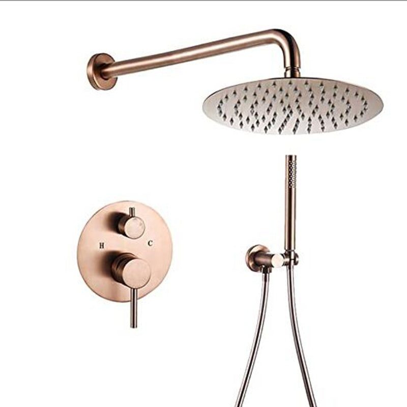Wall-Embedded Hot and Cold Hidden Shower Head Set – Modern Simplicity Design