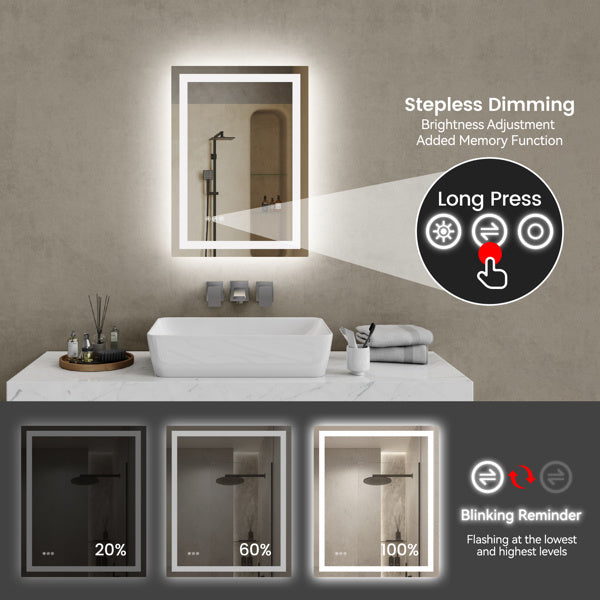 A mirror that lights your best side — and remembers how you like it.