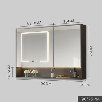 Smart Cabinet With Led Lights (Anti-fog Hanging Bathroom Combination Mirror)