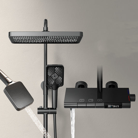 All Copper Shower Set with Constant Temperature Control and Digital Display