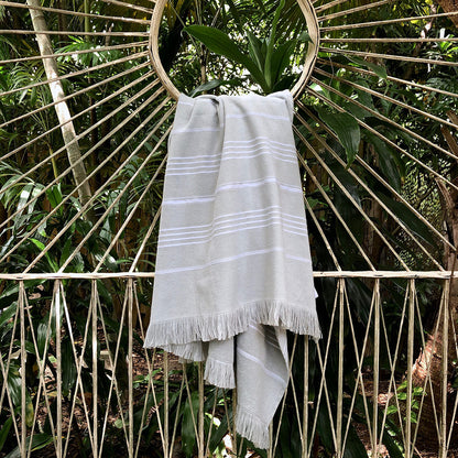Classic Terry Turkish Towel – 100% Turkish Cotton, Hand-Loomed, Lightweight & Absorbent